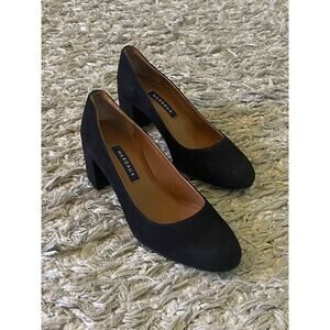 Cute Margaux The Heel Black Suede, Women's Size 35.5 or 5.5 US